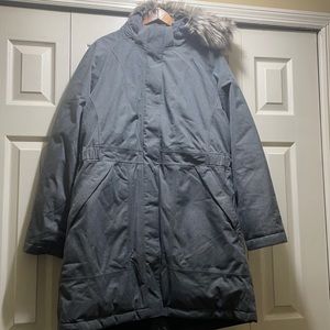 Women’s XL North Face Jacket Fur Hood